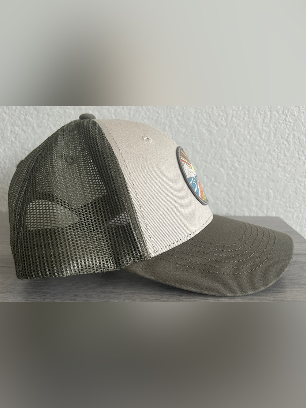 Official Life is Good "Sunrise Water Vista" Mesh Trucker Hat - Picture 2 of 5